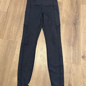 High-Waisted Black Leggings